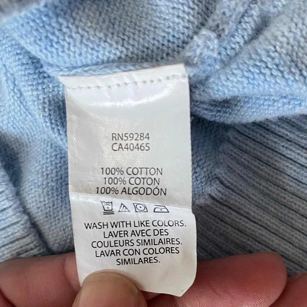 ✨ The Children’s Place Light Blue Cotton Sweater (Size 5/6) 🧼👕